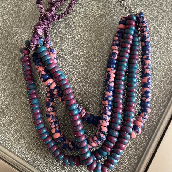 Multicolor Beaded Necklace - Picture 1 of 4